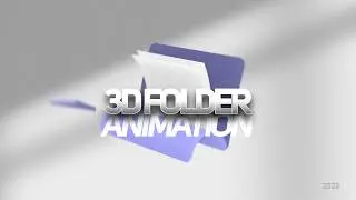 3D Folder Motion Graphics Animation - Davinci Resolve Tutorial