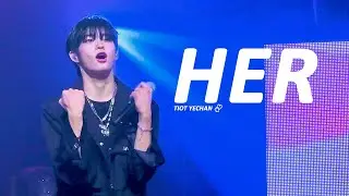 [4K] 241009 UCON 2024 티아이오티 예찬 - HER cover (TIOT SHIN YECHAN focus cam)