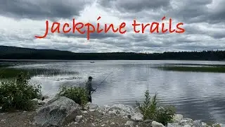 Dirt biking the Jackpine trails with my friend Colby