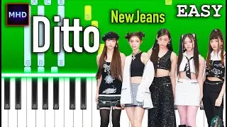 NewJeans - Ditto - Piano Tutorial (EASY)