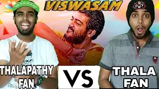 Thala And Thalapathy Fans Reaction To Thala58 Title 'Viswasam' -Diwali 2018 For Thala or Thalapathy?