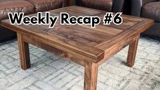 Weekly recap of my work as a professional woodworker last week. ASMR, no talking just building