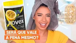 TESTEI O CREME SUPER FOOD MARACUJÁ E MIRTILO DA NOVEX - FINALIZAÇÃO E DAY AFTER | JULIANA LOUISE