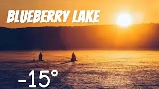 Overnight Ice Fishing in EXTREMELY FRIGID TEMPS | Blueberry Lake Northern Wisconsin