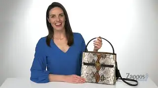 Маленькая двойная сумка Tory Burch Lee Radziwill Exotic, артикул: 9450739