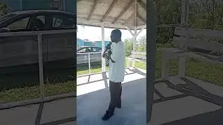 Spreading GOD WORD on the streets of Moore's island abaco THE BAHAMAS 