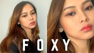 пробую модный макияж лисьих глаз 🦊 (простой и доступный)