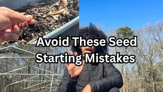 You need to AVOID these 5 Seeds Starting Mistakes!! #viralvideo #januarygarden #garden #seedstarting