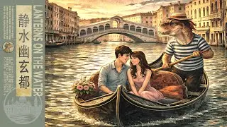 Lanterns on the Water 灯水 | Romantic Lo Fi from the Canals of Venice | Trampy Chill