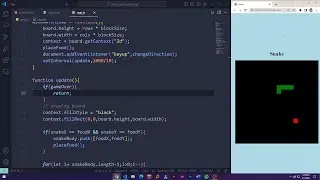 CALM Programming - Coding Snake Game - Javascript - No Talking