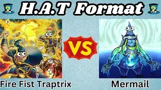 Огненный Кулак Траптрикс (Firetrix) против Мермейла! | Обзор повтора матча в формате HAT! | Yu-Gi...
