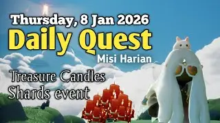 Sky Daily Quest today - Daylight Prairie 8 jan 2026 | Sky Children of the Light | Sandwichies Ch