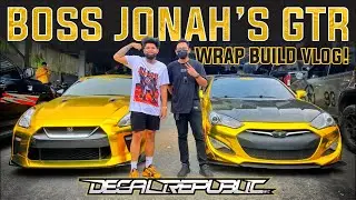 BOSS JONAH GTR CHROME GOLD WRAP! Check nyo paano namin ginawa ang trending na wrap ni POGA!! 🔥🔥🔥