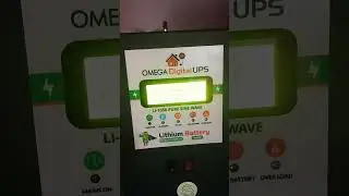omega digital ups / lithium battery / zero maintenance  inverter/ faster charge / 4 year warranty.