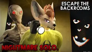 Escape the Backrooms: Nightmare Solo Completion!