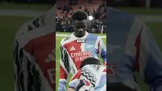 Bukayo Saka 🤝 #arsenal #saka #premierleague