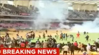 🔥GUNSHOTS& TEARGAS AT KASARANI! Military chase off everyone in a full 60,000 capacity stadium🔥