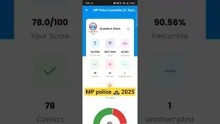 MP POLICE 🚓 🚨 2025 Mock Test RWA। Mock Test Analysis,  21 September Mock Test #MP police