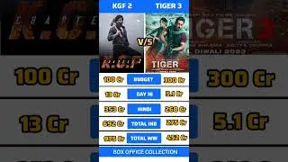 Tiger 3 Day 16 box office Collection#kgf 2 VS tiger 3#salman #shorts