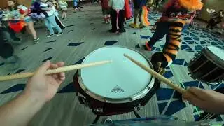 Megaplex Fursuit Parade 2025 - Snare Drum POV - Atlas Abyss :3