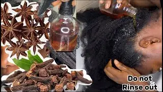 DOUBLE YOUR HAIR GROWTH WITH THESE HERBS 🌿 STAR ANISE. DO NOT RINSE OUT
