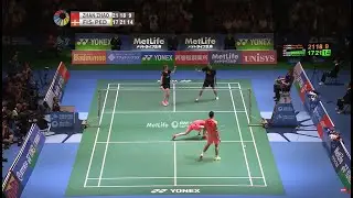 Best Rallies Zhang Nan / Zhao Yunlei vs Joachim Fischer Nielsen / Christinna Pedersen 2015