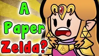 What If Nintendo Made PAPER ZELDA? (Paper Mario X Legend Of Zelda)