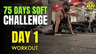 75 Days Soft Challenge-Day 1 | Workout | 75Hard Challenge ka Easy version- 75Soft Challenge #75hard
