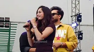 Elvish Yadav With Jannat Zubair Promoting Their New Song Tere Dil Mein at Kshitij College Event