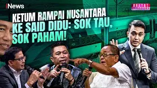 Said Didu 'Bocor' soal Whoosh, Jonan Tak Mau Terlibat hingga Studi Kelayakan | Rakyat Bersuara 21/10