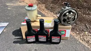 08 Honda CRV power steering pump, o ring and oil replacement