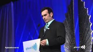 Dan Parent accepts award for Archie Comics at #glaadawards