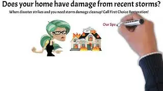 Licensed emergency cleanup & disaster restoration services. Your storm cleanup company.