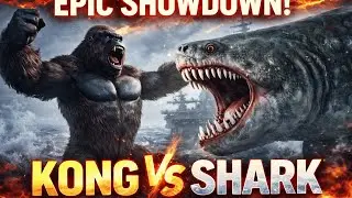 KONG vs MEGALODON - Deep Sea Massacre &mdash; Full Cinematic Action
