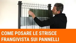 Come posare le strisce ombreggianti sui pannelli