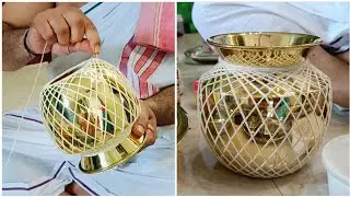 How to Tie Thread for Kalash | Kalash Decoration for Pooja |Kalash Main Dhaga Kaise Lagaye कलश Decor