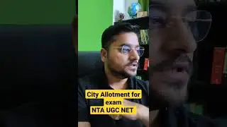 Admit Card Update | City Allotment for Admit card | NTA UGC NET 2022 #shorts