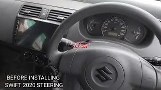 SWIFT 2010 STEERING UPGRADED WITH SWIFT 2020 STEERING WITH KEY FUNCTIONS WORKING AT BANGALORE