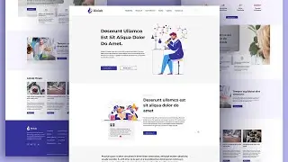 Hospital Website Design Figma | Medical Website Design in Figma