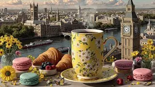 Morning Coffee Chill & Relaxing Jazz Music for Study Focus ~ London Vibes