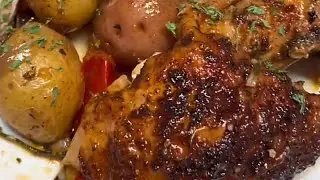 Spatchcock rosemary chicken for Sunday dinner  #sunday #sundaydinner #chicken #spatchcockchicken #fy