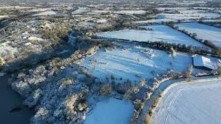 Il neige à Chateau-Guibert