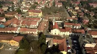 4K DRONE | In volo su passirana | Chiesa | Campo Sportivo | Villoresi