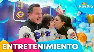 Carlos Calder&oacute;n celebra los 4 a&ntilde;os de su hijo Le&oacute;n con una fiesta gal&aacute;ctica | Hoy D&iacute;a | Telemundo
