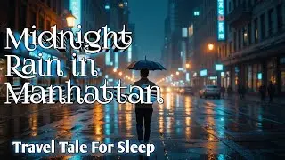 Travel Sleep Story | Midnight Rain in Manhattan | Relaxing Bedtime Tale 🌙