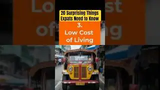 Philippines: Low Cost of Living EXPLAINED for Expats! #shorts