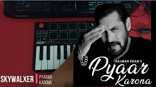 Pyaar Karona | Salman Khan new song live remix on piano (by skywalxer)