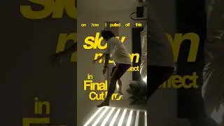 The Trick Behind Slow Motion Effect in Final Cut Pro