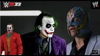 The epic showdown: Rey Mysterio vs Joker in WWE 2k22