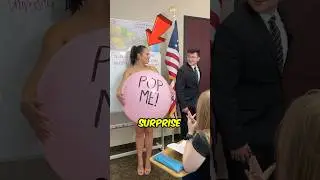 Ученик удивил учителя огромным воздушным шаром😲